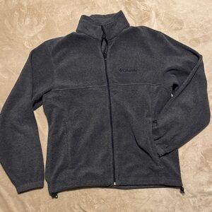 Men’s Columbia Charcoal Full-Zip Fleece Jacket
